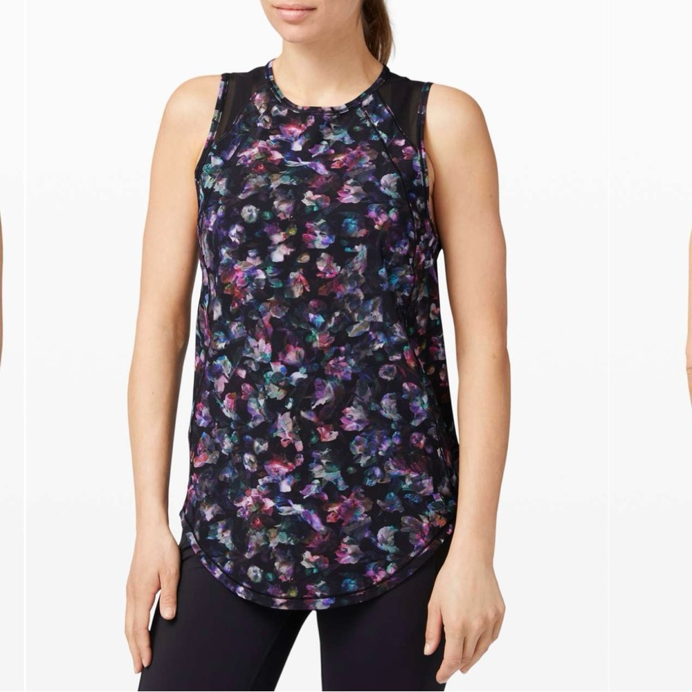 Lululemon Sculpt Tank Activate Floral Multi Size 8